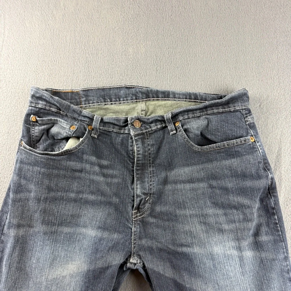 Levi 559 Jeans Men's 36x34 Blue Relaxed Fit Straight Leg Faded Dark Wash Baggy
